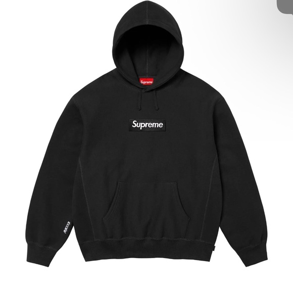Supreme Black Box Logo Hoodie